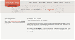 Desktop Screenshot of longmontjazz.com
